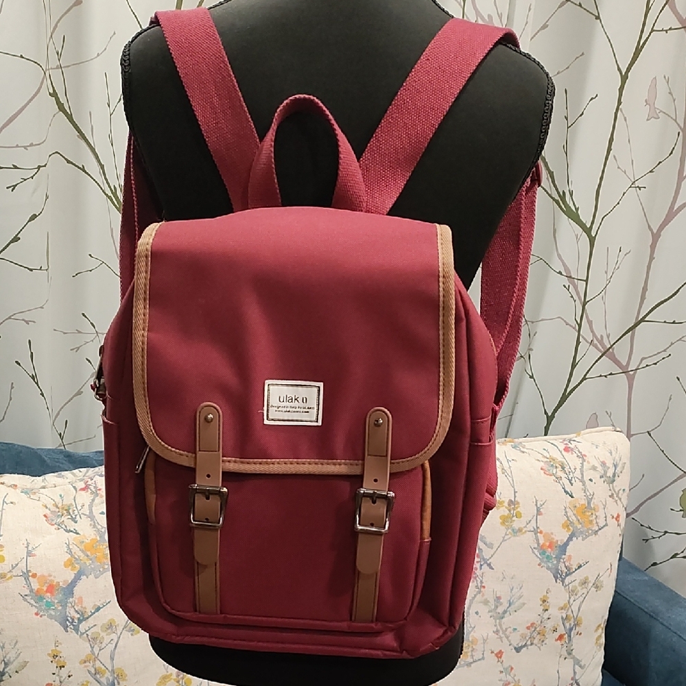 Ulak Burgundy Men's Backpack